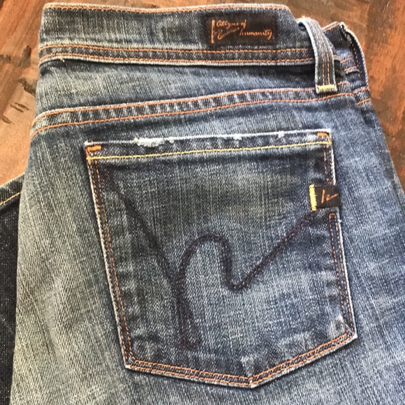 Vintage Y2K citizens of Humanity Ingrid #002 Low Waist Flair Jeans Size 29 - Picture 15 of 16